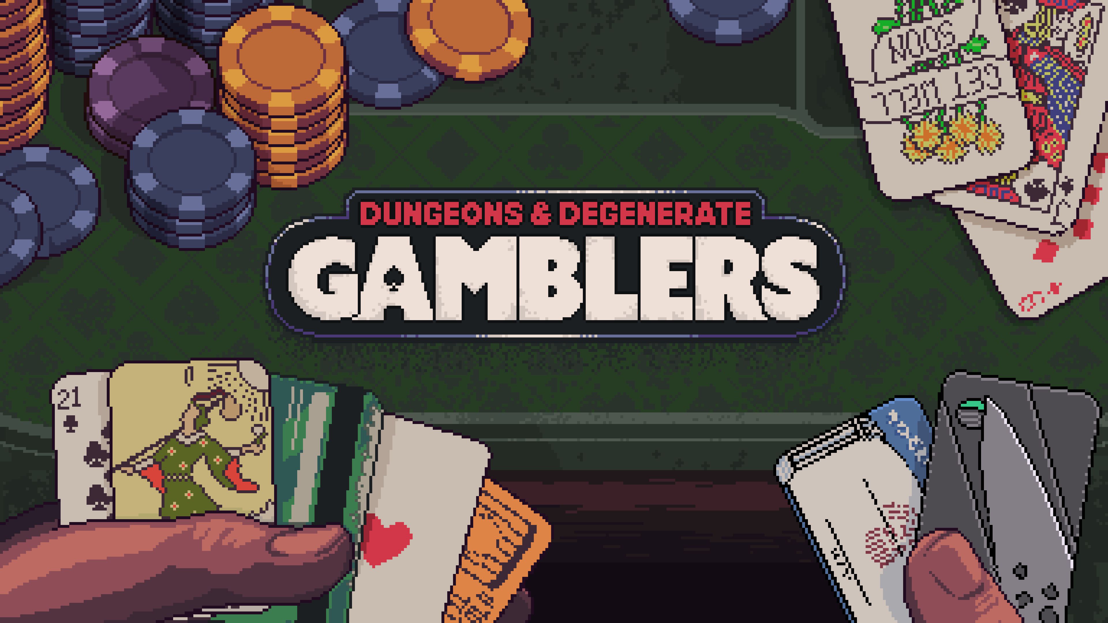 Dungeons & Degenerate Gamblers – the Blackjack deckbuilder with a twist