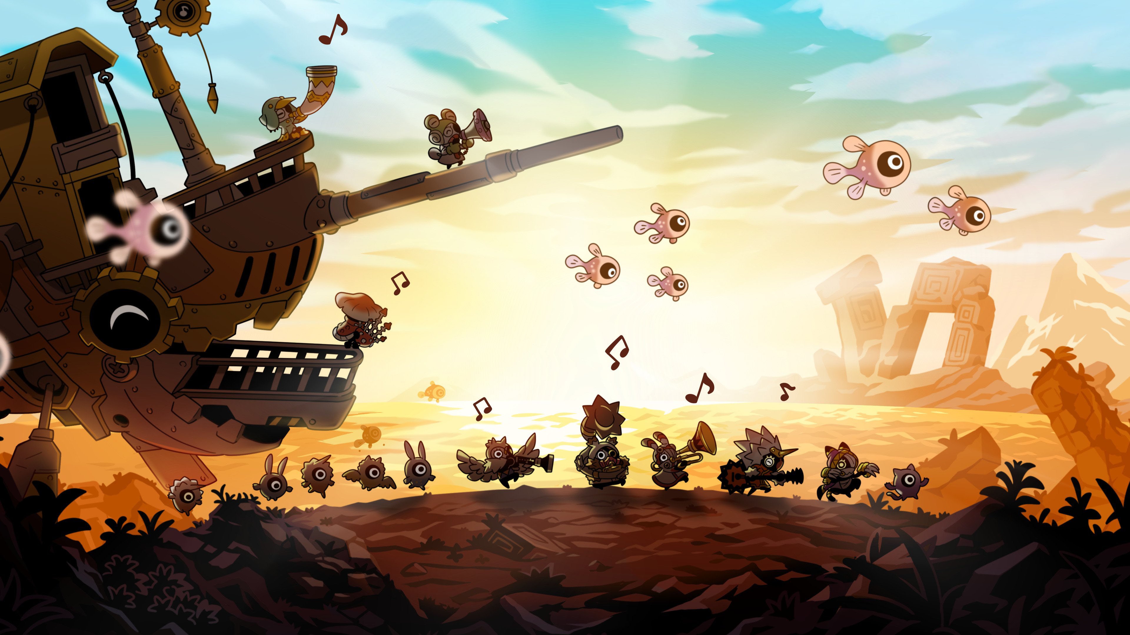Like. De Rata Patapon's spiritual successor is called Ratatan and it looks like it ...
