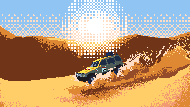 Desert Race Adventures is a strategic rally roguelike tearing onto PC and Switch in 2025