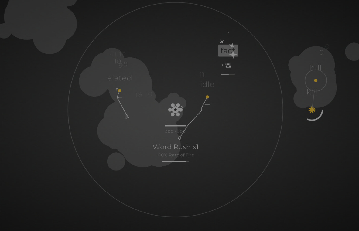 Glyphica: Typing Survival just got a big anniversary update and new in-browser demo