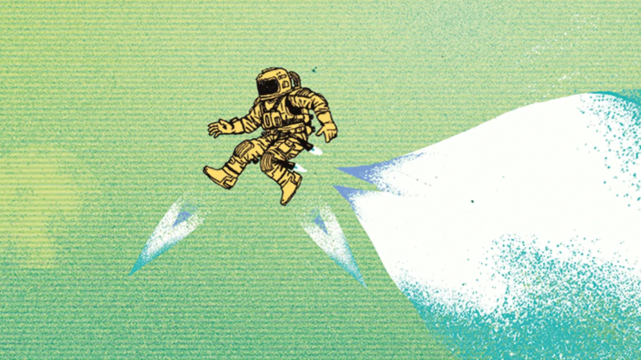 This Is No Cave is a slick indie speedrunner with a sci-fi spin and a goodly grapple