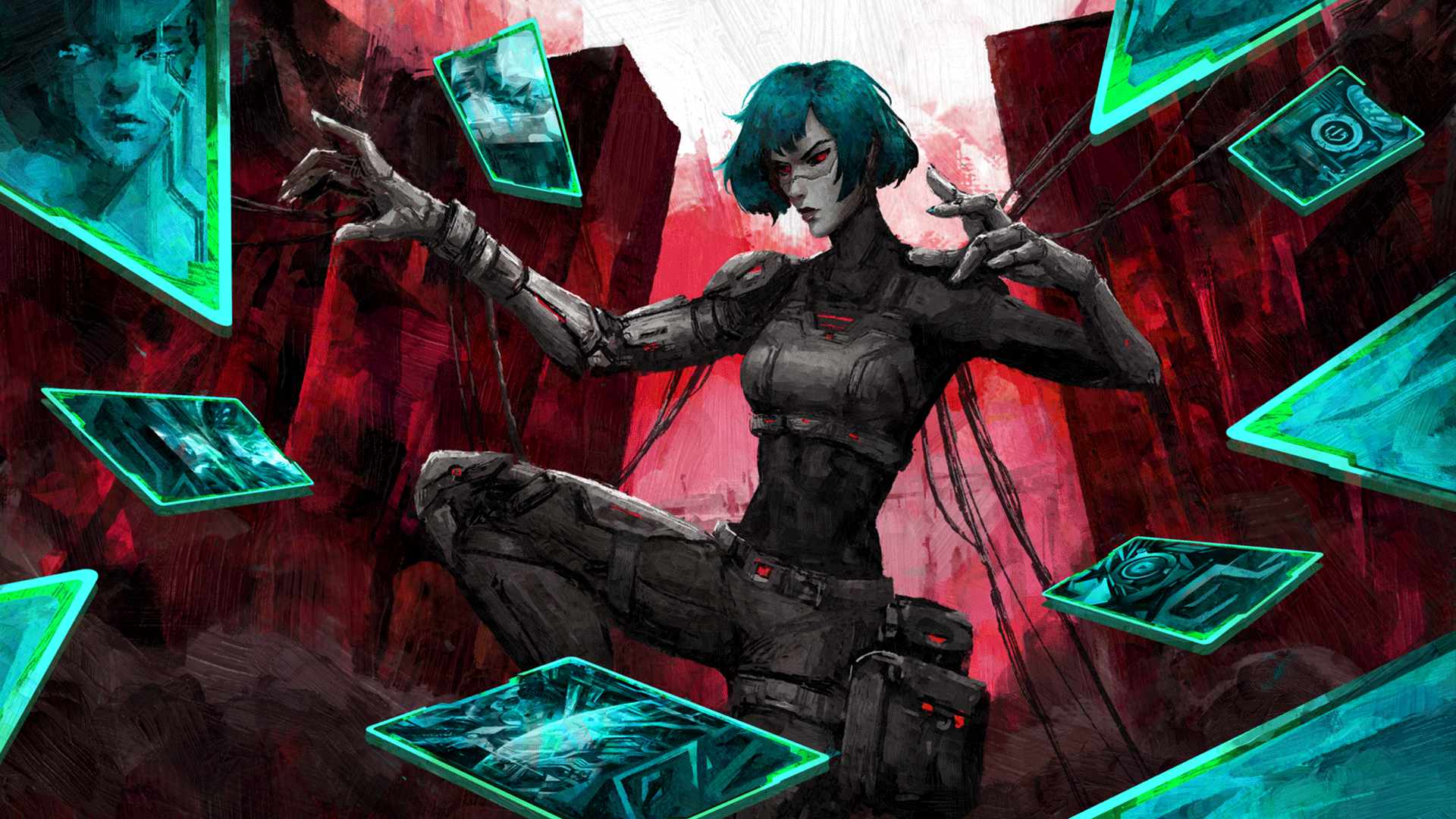 Into The Grid blends Slay the Spire-style deck building with Invisible Inc. inspired cyberpunk