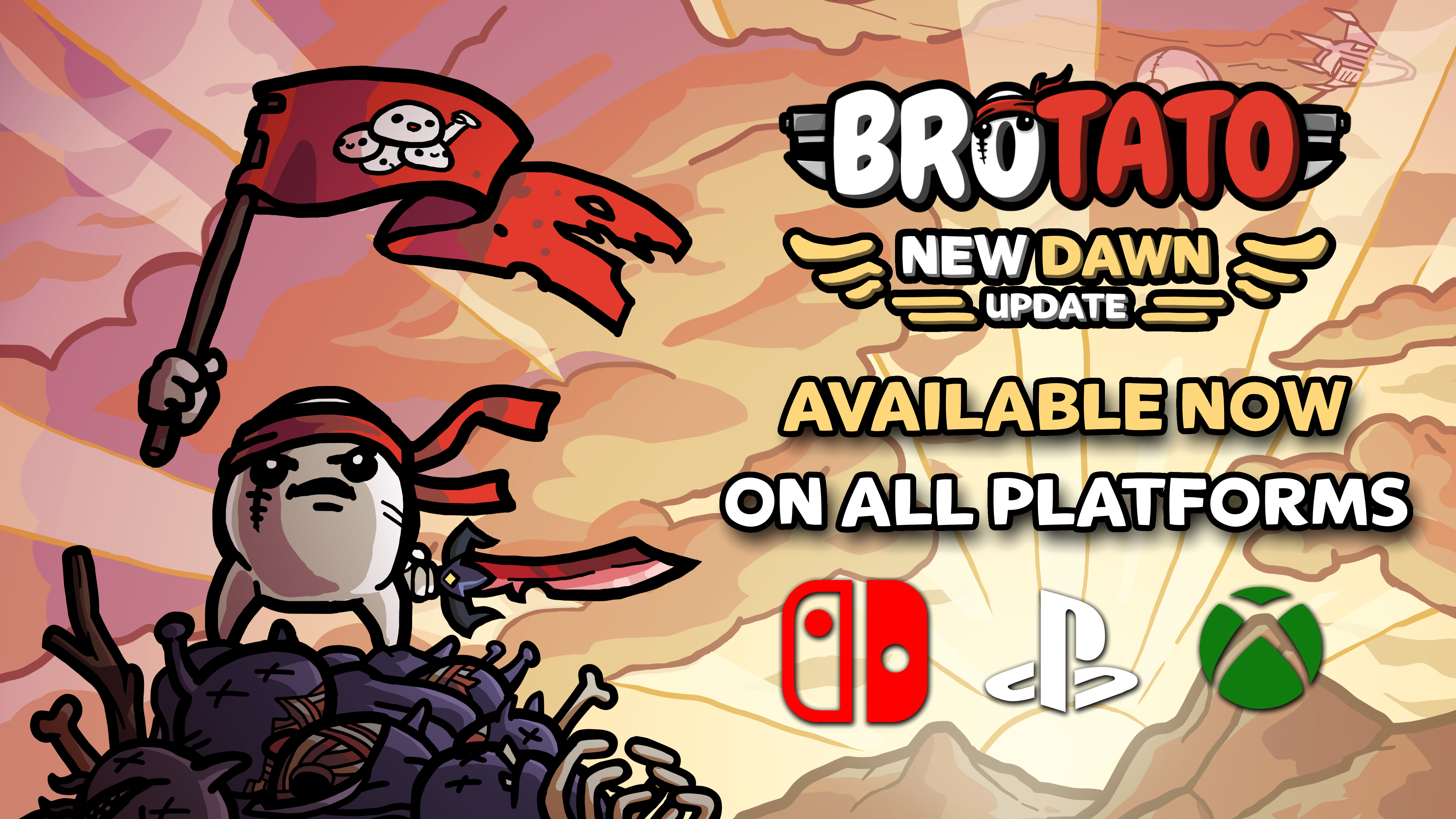 Brotato’s New Dawn update is now out on consoles