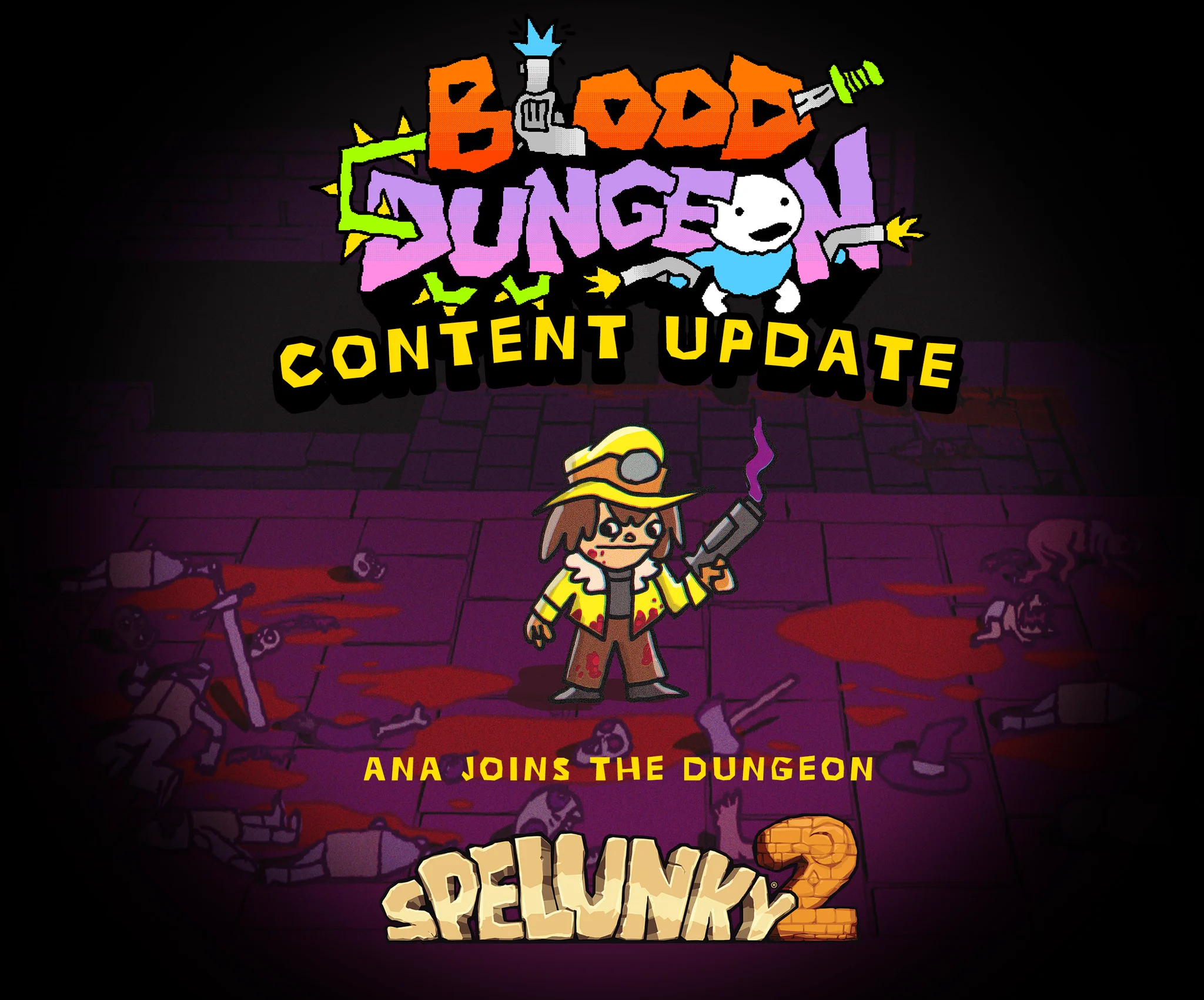 Spelunky comes to Blood Dungeon with Ana joining the Bunkhouse in free content update