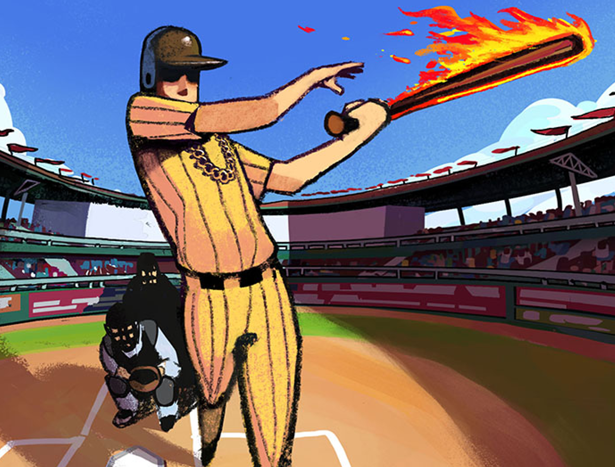 Sluggernauts is an arcade baseball roguelike with… aliens?