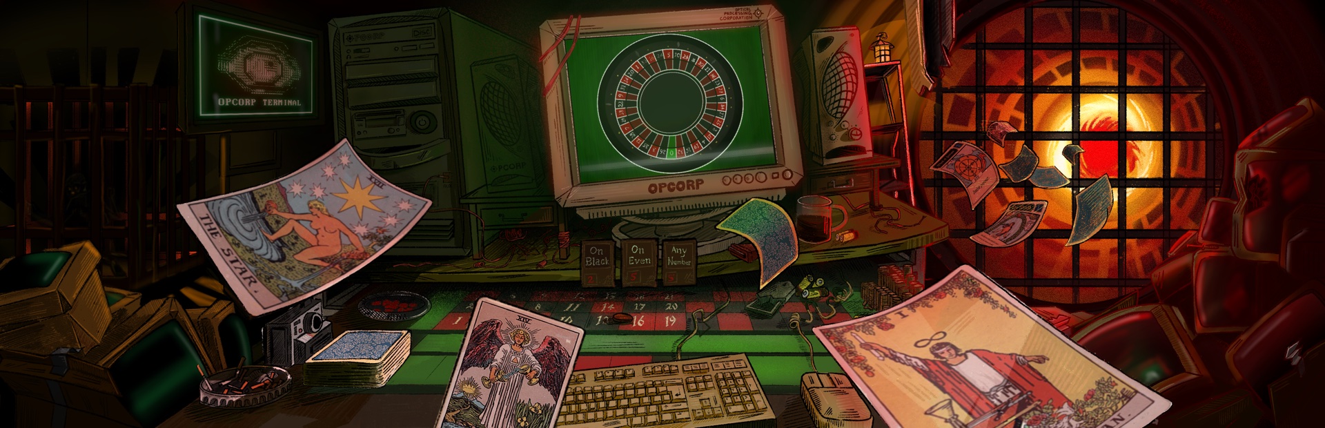 Teufelskreis is a roguelike roulette deckbuilder with a clever name and a sinister setting