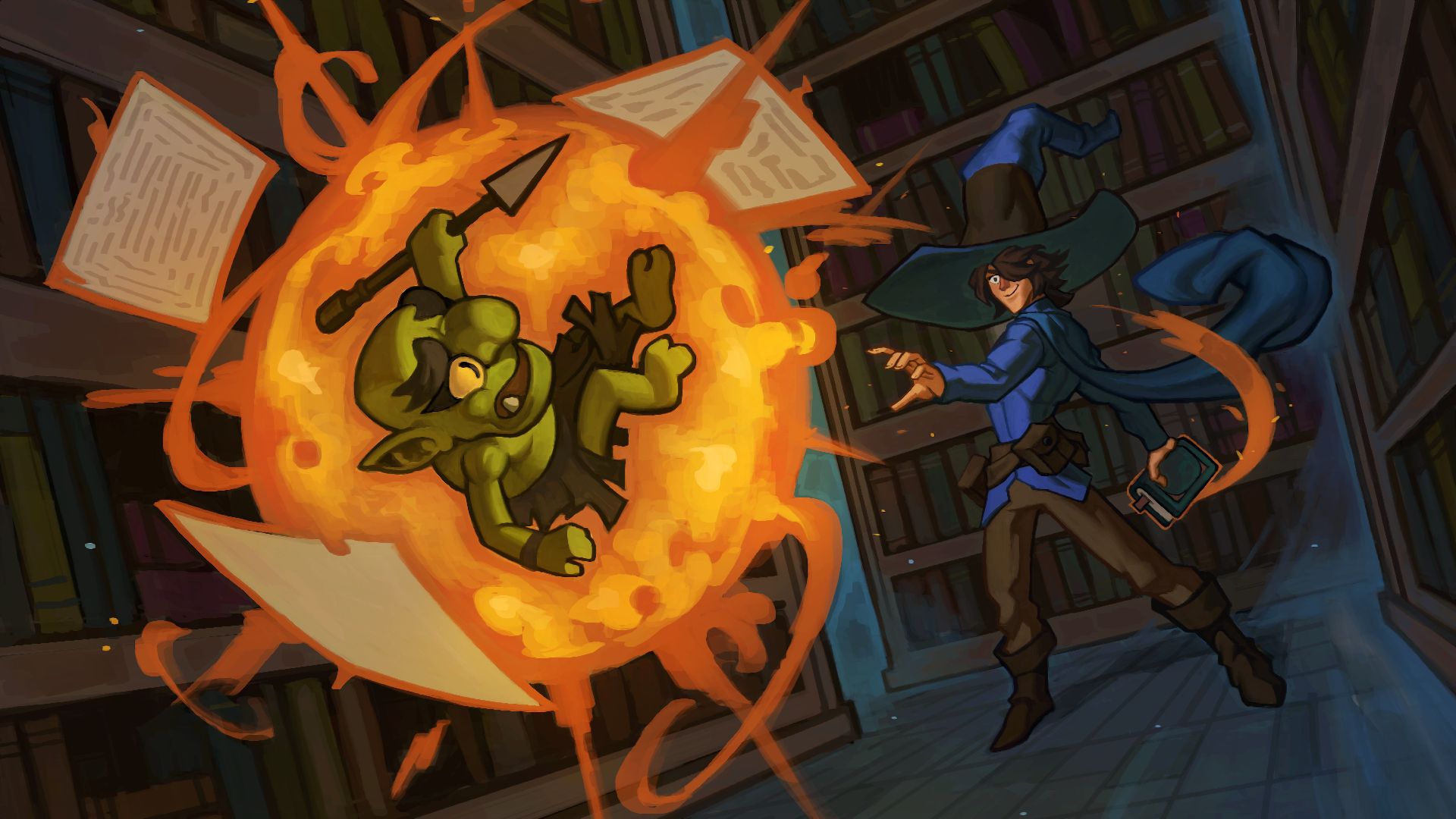 Words matter in Grimoire of Blanks, the clever new magic deckbuilder; demo out now ahead of launch