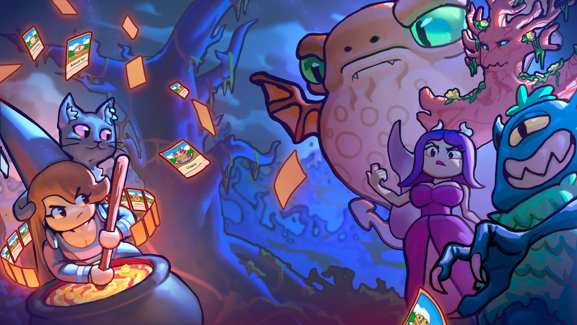 Hungry Horrors exits Early Access with a new biome, new dishes, and more in 1.0 update