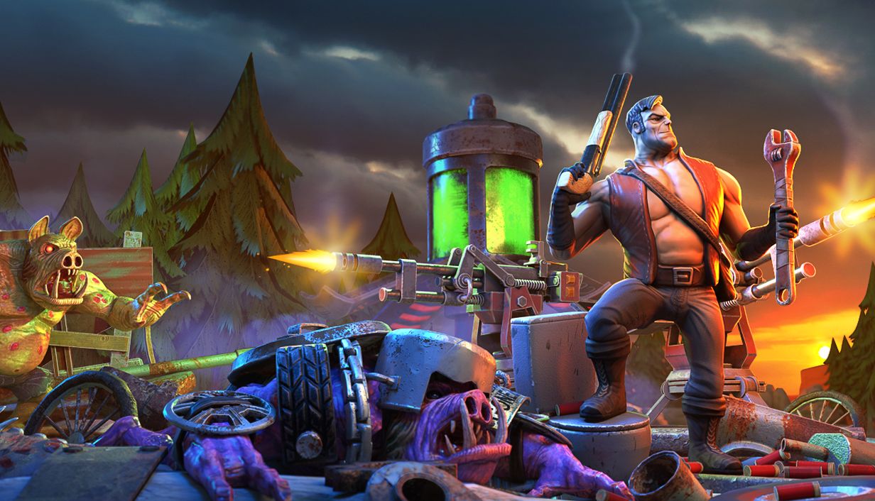 Survive ’til Dawn! looks like the mutant love child of Fortnite and Orcs Must Die!